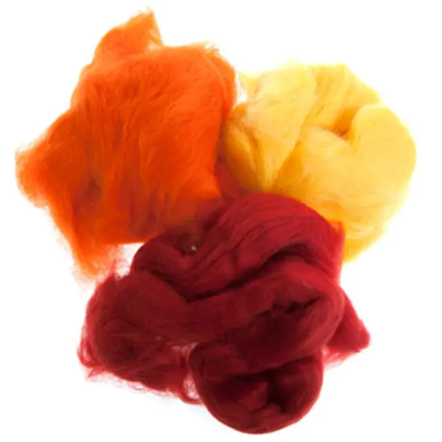 Μαλλί Felt Merinos - Red Assorted - 50gr