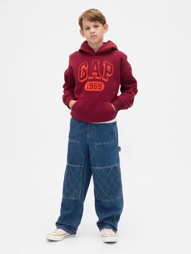 Παιδικό Easy Baggy Carpenter Τζιν Παντελόνι Dark wash