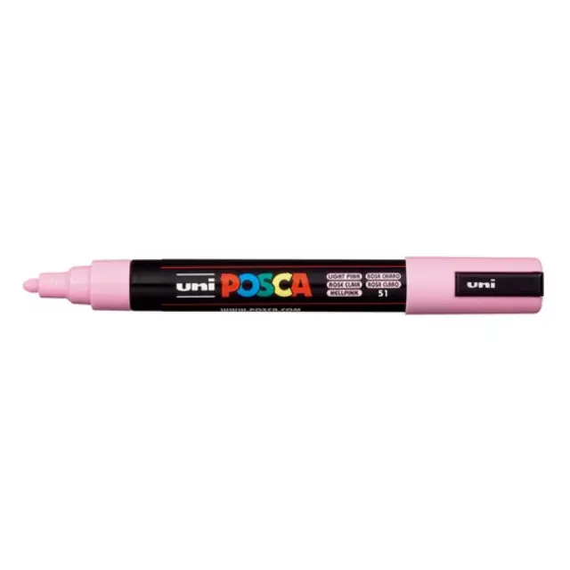 Μαρκαδόρος Σχεδίου Uni Posca PC-5M Medium με πάχος μύτης 1.8-2.5mm - Light PinkPC-5M(E) - L.PINK