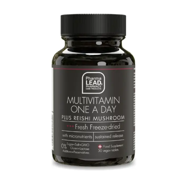 Pharmalead | Multivitamin One A Day Plus Reishi Mushroom | 30veg.tabs