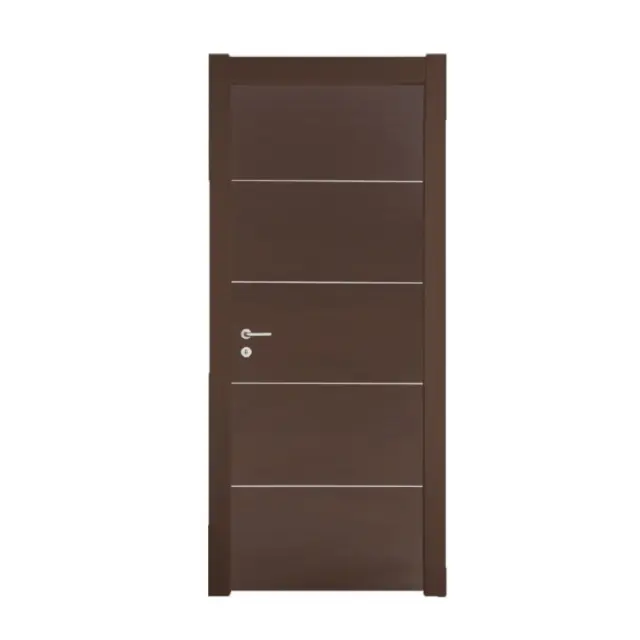 Θωρακισμένη Πόρτα Wenge με inox KΠ107 3