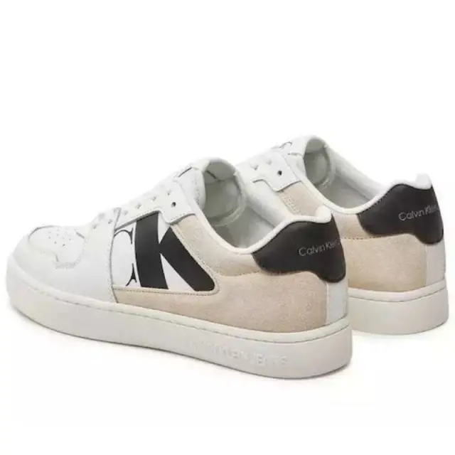 Calvin Klein - Ανδρικά Sneakers Classic Cupsole Low Laceup Nbs YM0YM01002-01W Λευκό - 44 2