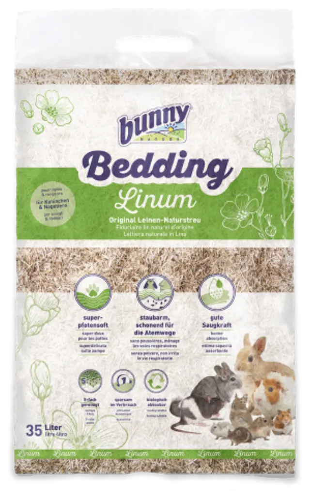 Bunny Nature Bedding Linum Φυσικό Υπόστρωμα 12,5lt Μονόχρωμο