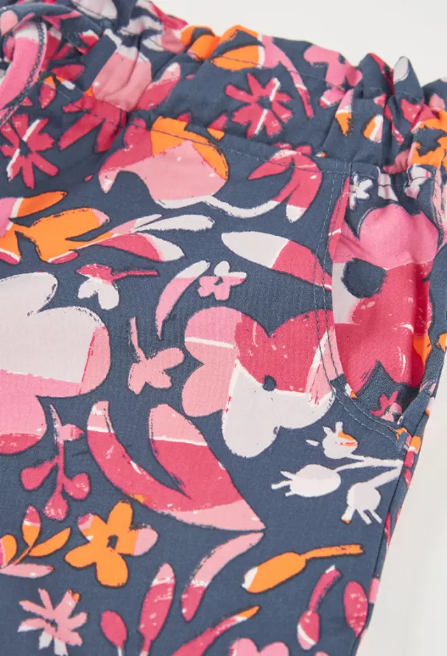 Boboli Satin βερμούδα σορτς floral για κορίτσι 323064-9807 3