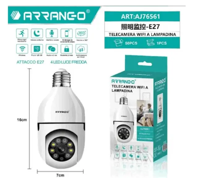 Κάμερα παρακολούθησης Wi-Fi Arrango AJ76561 2