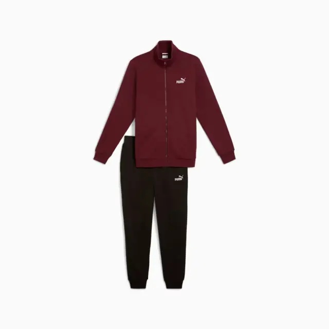 Puma Essentials Fleece Sweat Suit (688175-96) - Μπορντό - S