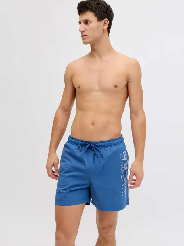 JPSTMAUI WAVE LOGO SWIM SHORTS REG SN Delft 2