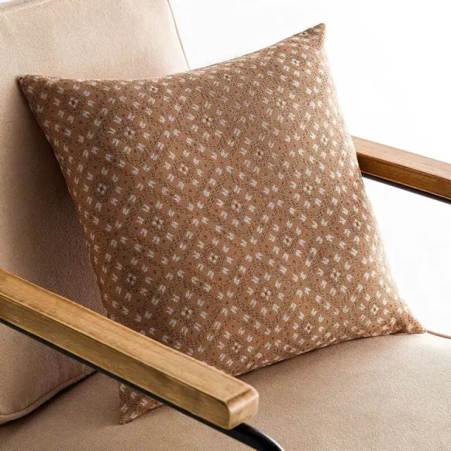 Μαξιλαροθήκη 50X50 GOFIS HOME SELVA Καφέ 810/13
