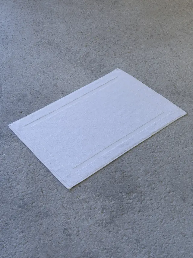 Nima Hotelling Πατάκι Μπάνιου 50x75 Volcano - White Λευκό 2
