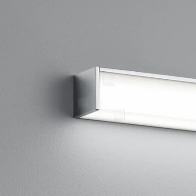Απλίκα Τοίχου LED NOK Χρωμίου IP44 – Φωτιστικό Μπάνιου 90cm Χρώμιο 3