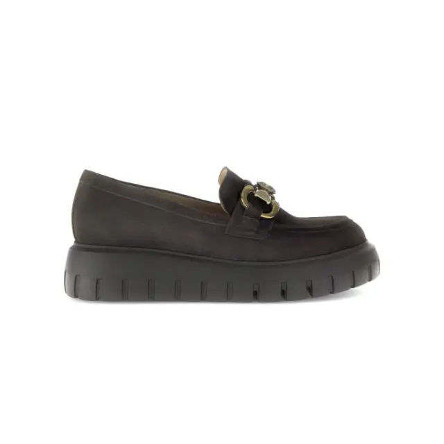 Gabor Μοκασίνια-Loafers Γυναικείο δέρμα Nubuck Καφέ GAB/75304 18-CHOCOLATE
