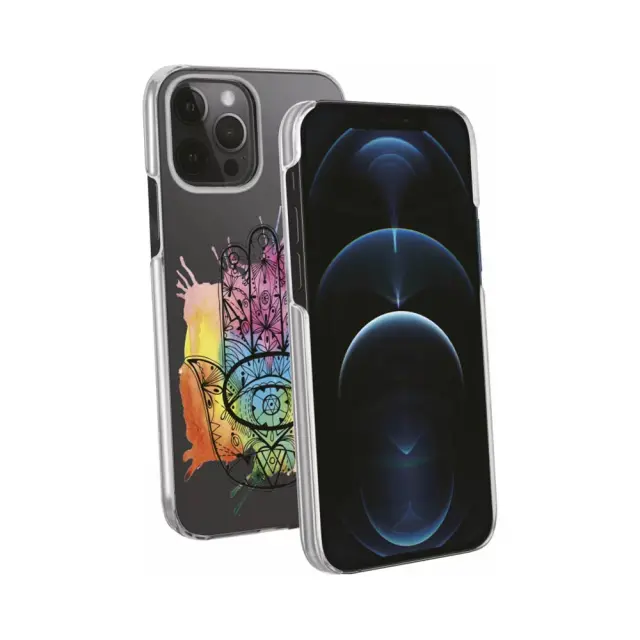 Vivanco Special Edition Clear Cover Apple iPhone 12 / 12 Pro Fatimas Hand 3