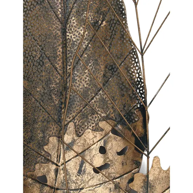 Διακοσμητικό Τοίχου Χάλκινο Μέταλλο 147x8x96.5cm 3