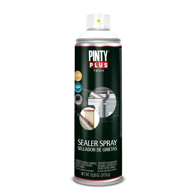 Pinty Plus Tech Spray sealer Μονωτικό σφράγισης διαρροών Λευκό 500ml / SG101