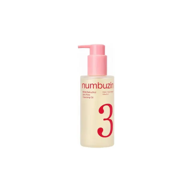 Numbuzin No.3 Bifida Bakuchiol Zero Pore Cleansing Oil Ελαιο Καθαρισμού Προσώπου, 200ml