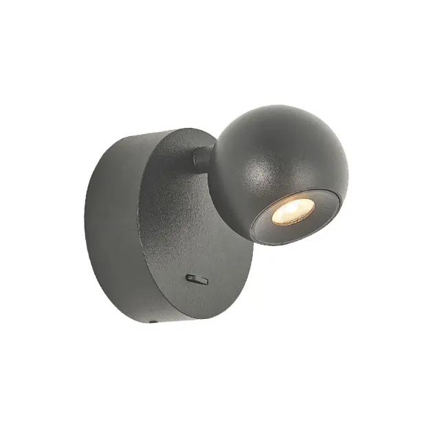 Aira 04573/WA/B/W Απλίκα τοίχου led μαύρη Άσπρο