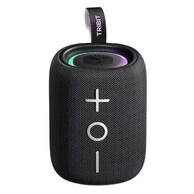Tribit StormBox Mini BTS33 Ποιοτικο και Δυνατο Bluetooth Speaker 12W IPX7 Black Φορητό Αδιάβροχο Ηχείο με Led Φωτισμο και 12 Ωρες Αυτονομια