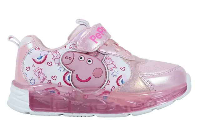 Παιδικό Παπούτσι για Κορίτσι Disney Sport Shoe Tpr with Lights Peppa Pig (Μεγέθη 25-30) ΡΟΖ