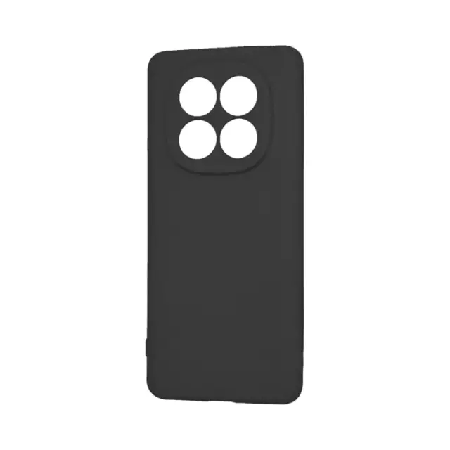 Θήκη Senso Liquid Silicone για Xiaomi Redmi Note 15 5G Μαύρη