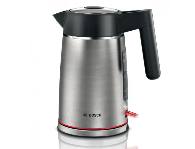 Βραστήρας Bosch MyMoment TWK6M480 με χωρητικότητα 1.7L και ισχύ 2400W - Brushed Steel TWK6M480