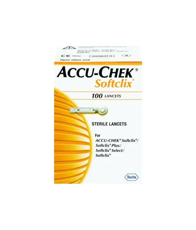 ROCHE Accu-Chek Softclix Βελόνες Μέτρησης Σακχάρου 100τμχ