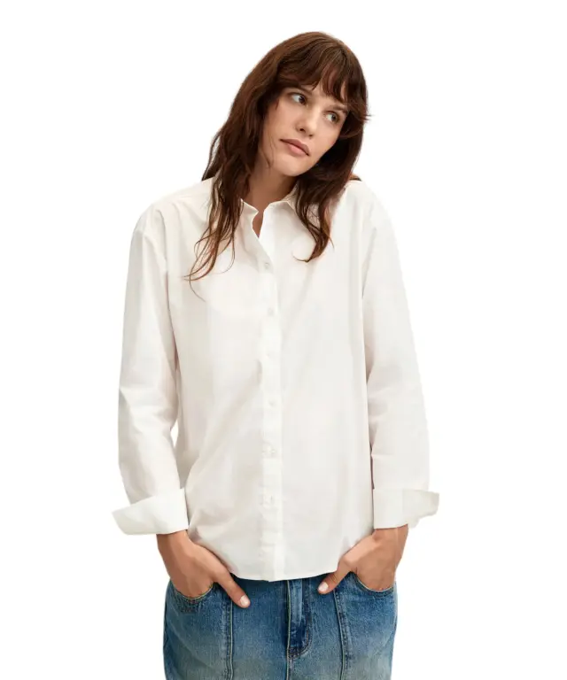 Desigual - Γυναικείo Πουκάμισο Hib Long-Sleeved 26WWCW08-2000 Μαύρο/Λευκό 2
