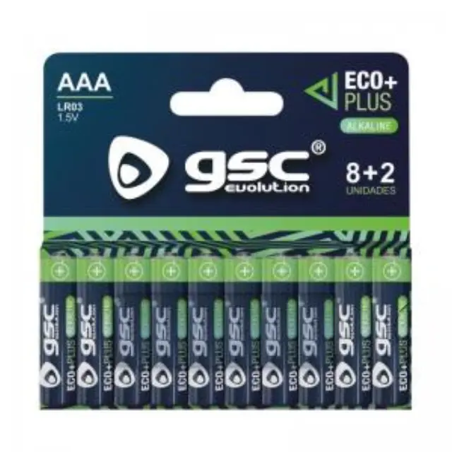 Μπαταρία GSC Alkaline EcoPlus AAA LR03 (10 τεμ.) N68199 3