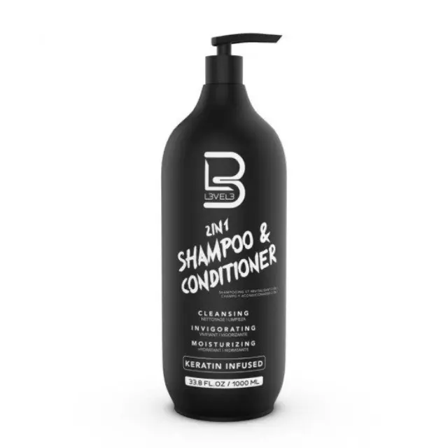 L3VEL3 2 in 1 Shampoo + Conditioner 1000ml