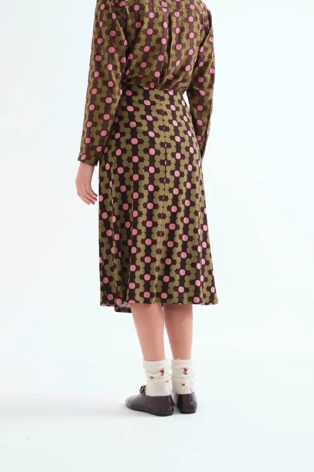 COMPANIA FANTASTICA MIDI SKIRT (63C/12005 MULTICOLOUR) - XL 2