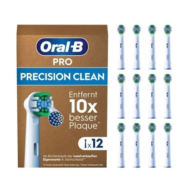 Oral-B Ανταλλακτικές Κεφαλές για Ηλεκτρική Οδοντόβουρτσα 12x Precision Clean White