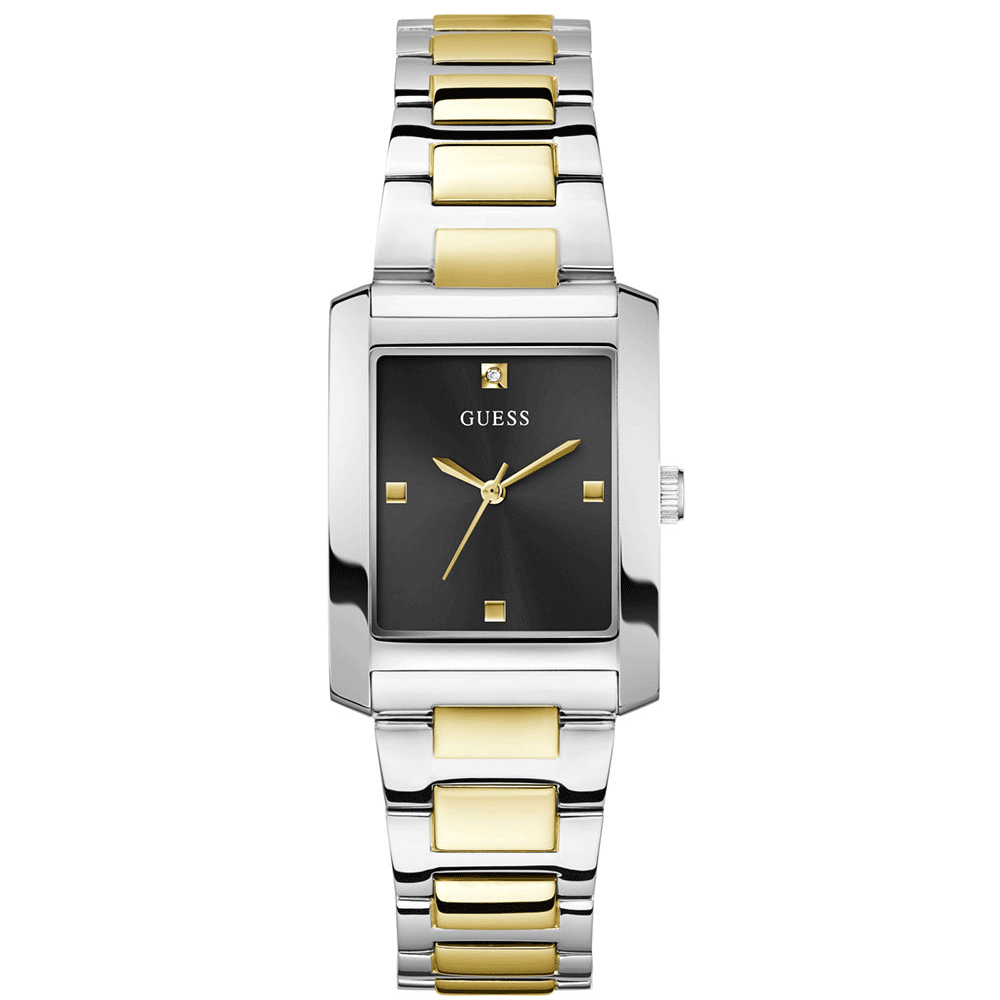 GUESS Bonnie Crystal Two Tone Stainless Steel Bracelet GW0876L3