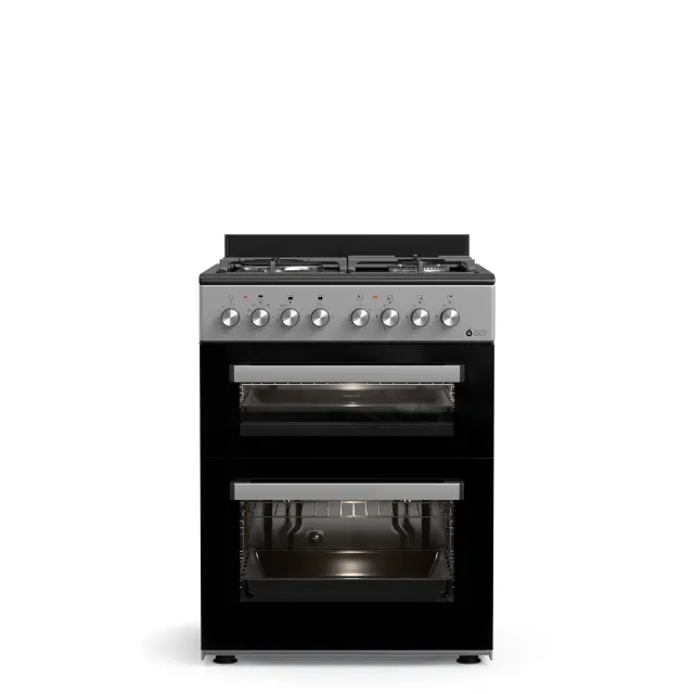 THERMOGATZ - ΚΟΥΖΙΝΑ ΜΙΚΤΗ TGS 8001 IX DOUBLE-CAVITY 3
