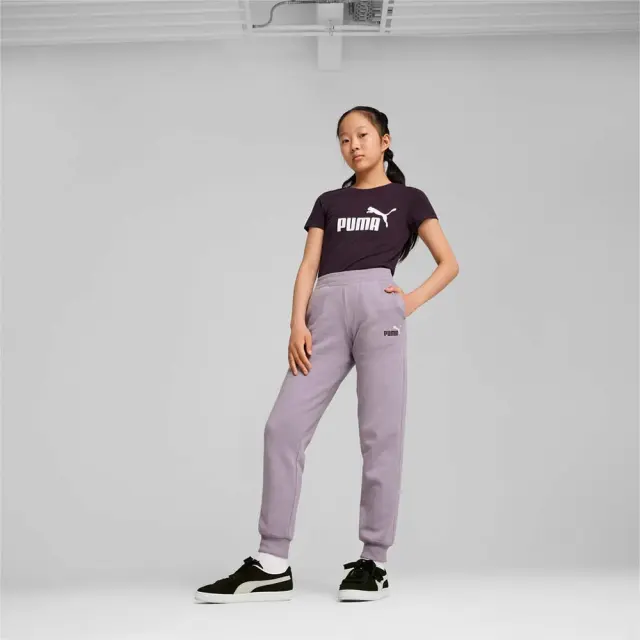 Puma Girl's Essentials+ Logo Sweatpants Μωβ 627922-30 (Puma) - 110 3