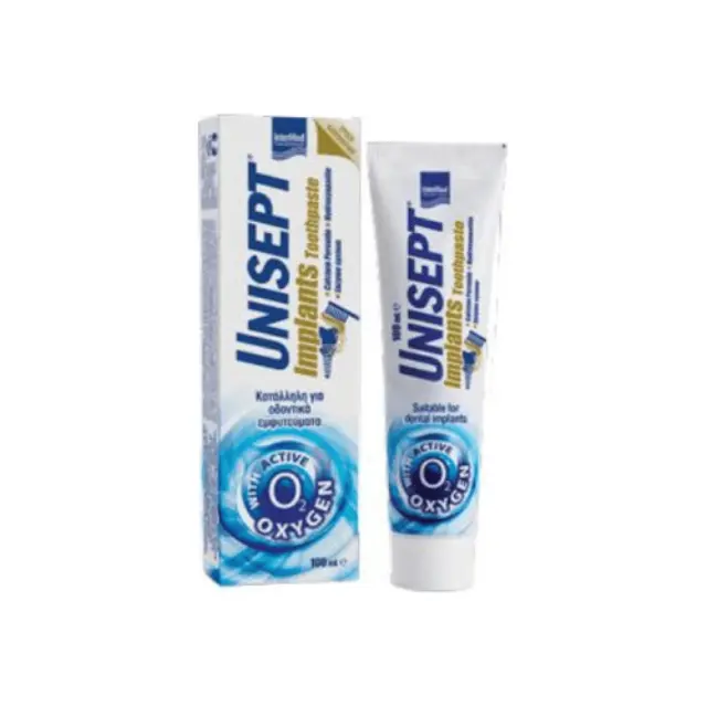 INTERMED TOOTHPASTE Unisept Implant Toothpaste Οδοντόπαστα Κατάλληλη για Οδοντικά Εμφυτεύματα, 100ml