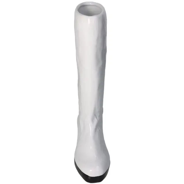 Βάζο Μπότα Λευκό Κεραμικό 18.7x8.3x34.5cm 2