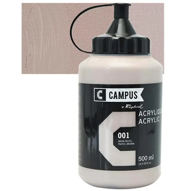Ακρυλικό Raphael Campus - 001 Pastel Brown - 500ml