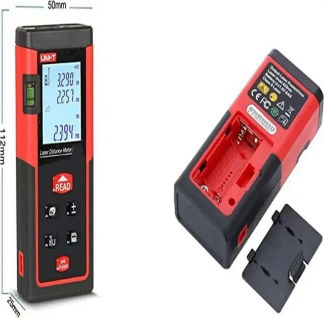 Μετρητής απόστασης με Laser έως 50 μέτρα UNI-T UT-390H 2