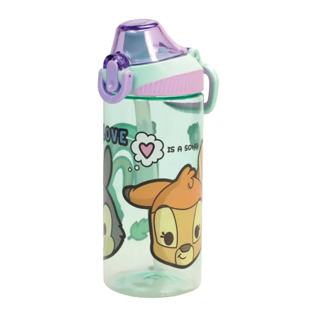 Παγούρι με καλαμάκι Disney Bambi 450ml