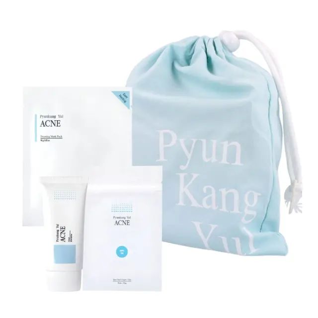 Pyukang Yul Acne Set Promo Box, Acne Facial Cleanser 120ml, Acne Dressing Mask 18g & Spot Patch Super Thin 15 Patches, Πακέτο Περιποίησης Προσώπου για Ακνεϊκή Επιδερμίδα, Καθαριστικό Προσώπου 120ml, Μάσκα Προσώπου κατά της Ακμής 18g & Λεπτά Eπιθέματα για Σπυράκια 15 επιθέματα 3τμχ