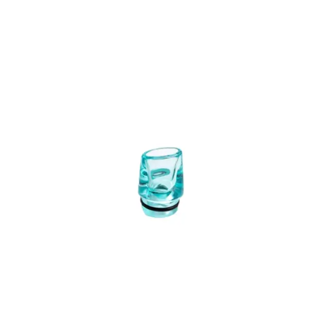 Whistle Style Short Drip Tip 510 - Dotmod - Tiffany Blue