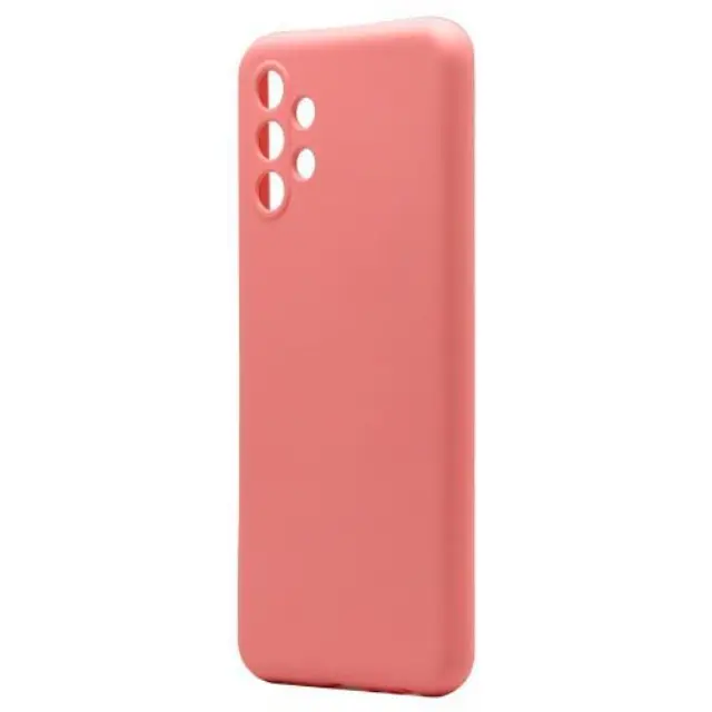 Θήκη Liquid Silicon inos Samsung Galaxy A13 4G L-Cover Ροζ N62627