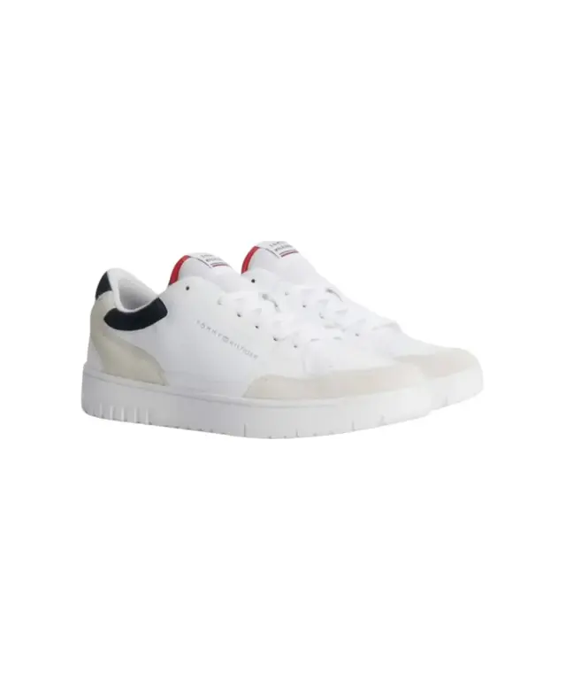 Tommy Hilfiger - Ανδρικά Sneakers TH Basket Core RWB FM0FM04730-YBS Λευκό 2