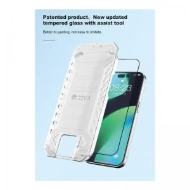 Tempered Glass Full Face Anti-Static Devia Apple iPhone 14 Plus Van Μαύρο (1 τεμ.) N60277 3