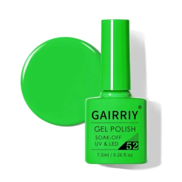 Ημιμόνιμο επαγγελματικό βερνίκι GAIRRIY 7.5ML - 0.26FL.OZ 52