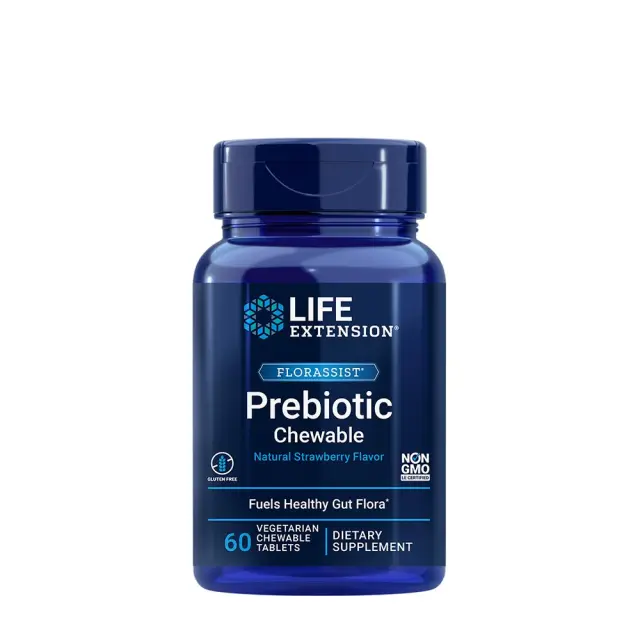 Life Extension FLORASSIST® Prebiotic Chewable (Strawberry)