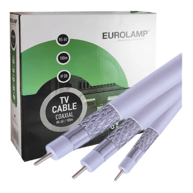 EUROLAMP ΚΑΛΩΔΙΟ ΤΗΛΕΟΡΑΣΗΣ RG 6U