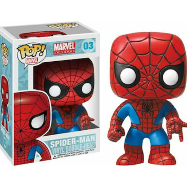 Funko Pop! Marvel Universe Spider Man #03 Vinyl Bobble-Head Figure
