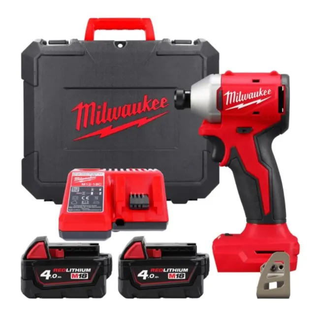 Milwaukee 4933492840 - Παλμικό Κατσαβίδι Μπαταρίας 1/4" M18 BLIDRC-402C BRUSHLESS MW (Χωρίς Μπαταρία και Φορτιστή)