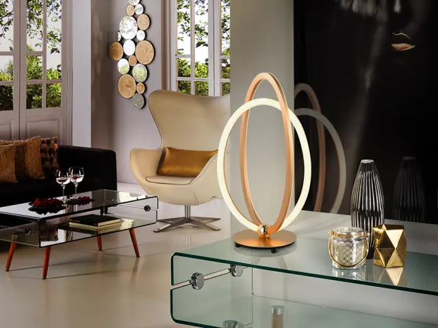 OCELLIS TABLE LAMP ROSE GOLD φωτιστικό επιτραπέζιο Ροζ χρυσό 2