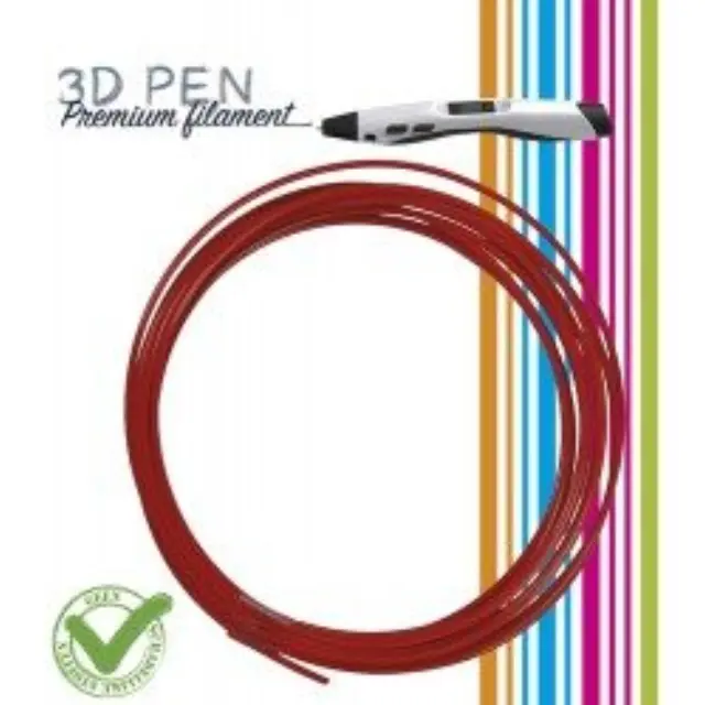 Ανταλλακτικά νήματα 3d Pen τρισδιάστατης εκτύπωσης PLA 1.75mm 5gr ΜΠΟΡΝΤΟ